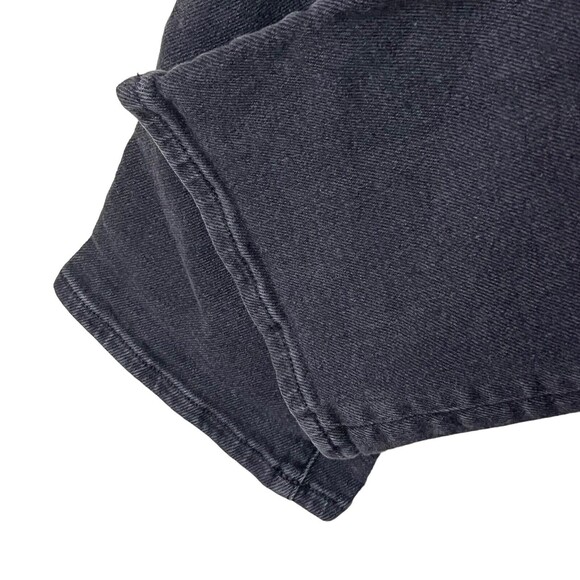 Madewell Cali Demi Boot Jeans Women’s Size 25 Starkey Wash Black Crop Flare - Picture 8 of 13